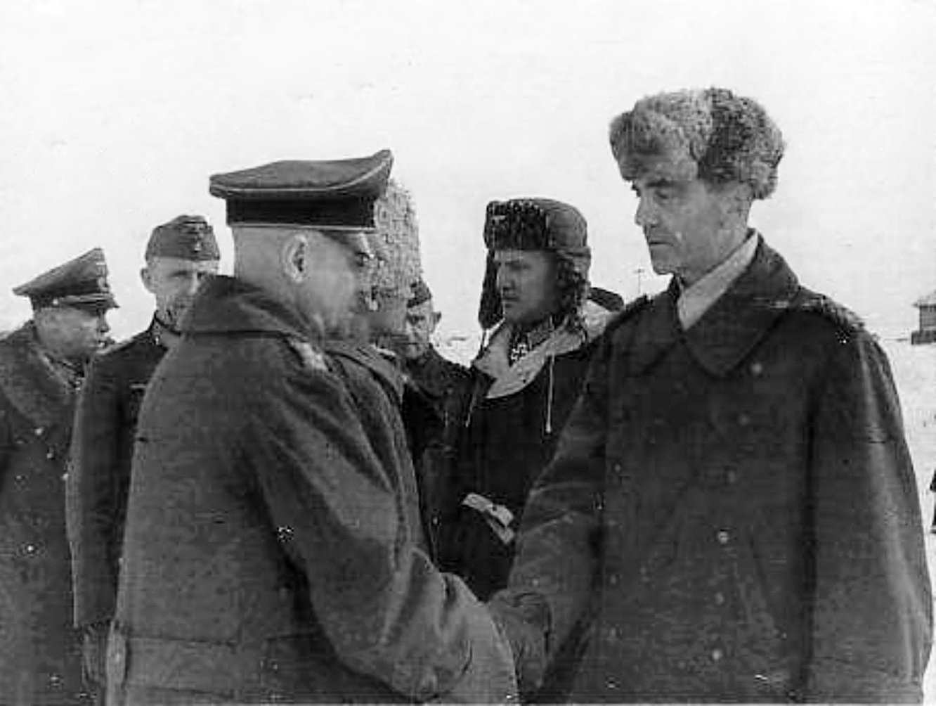 El feldmariscal Paulus tras su rendición en Stalingrado, febrero de 1943