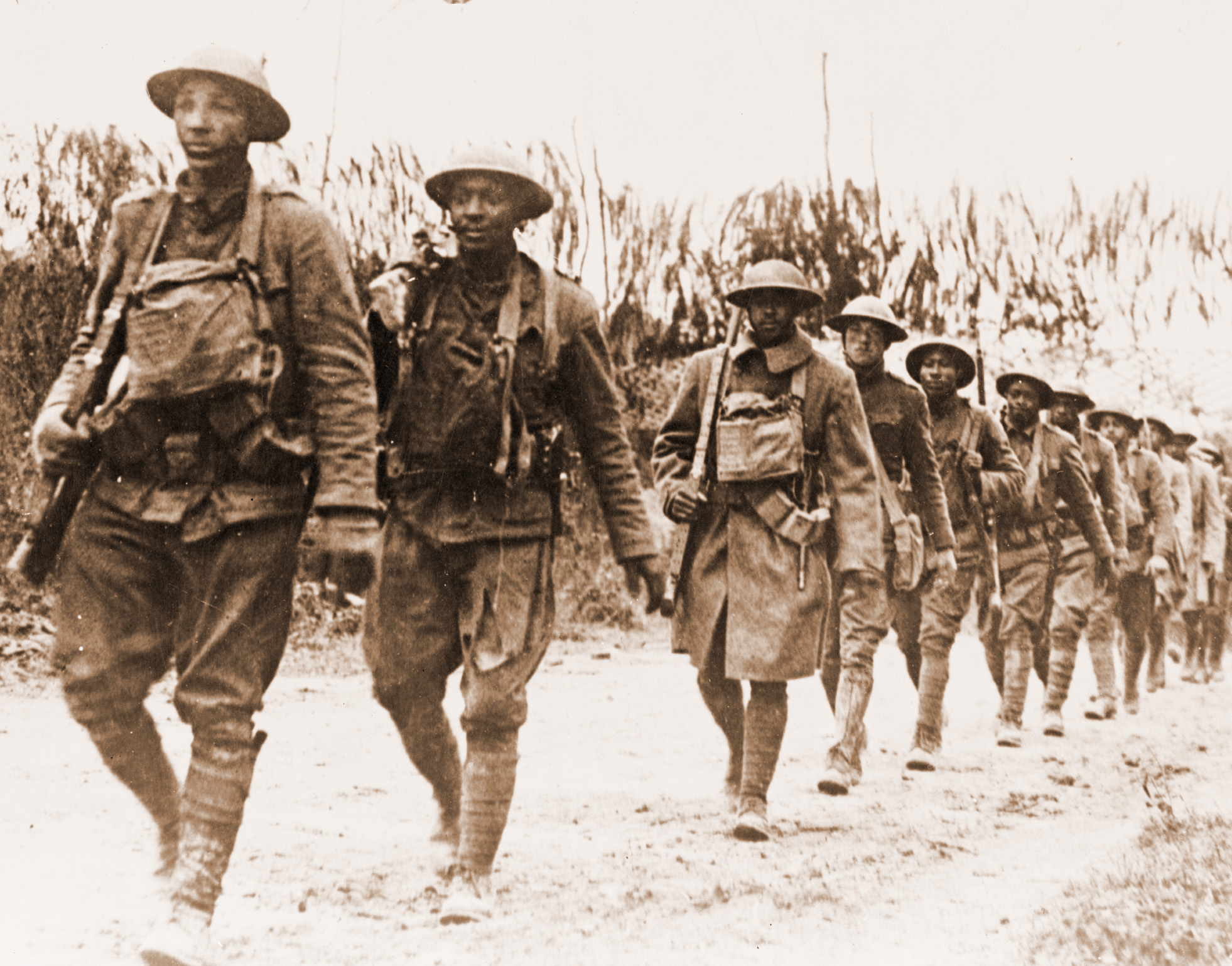 Doughboys americanos en Francia 1918