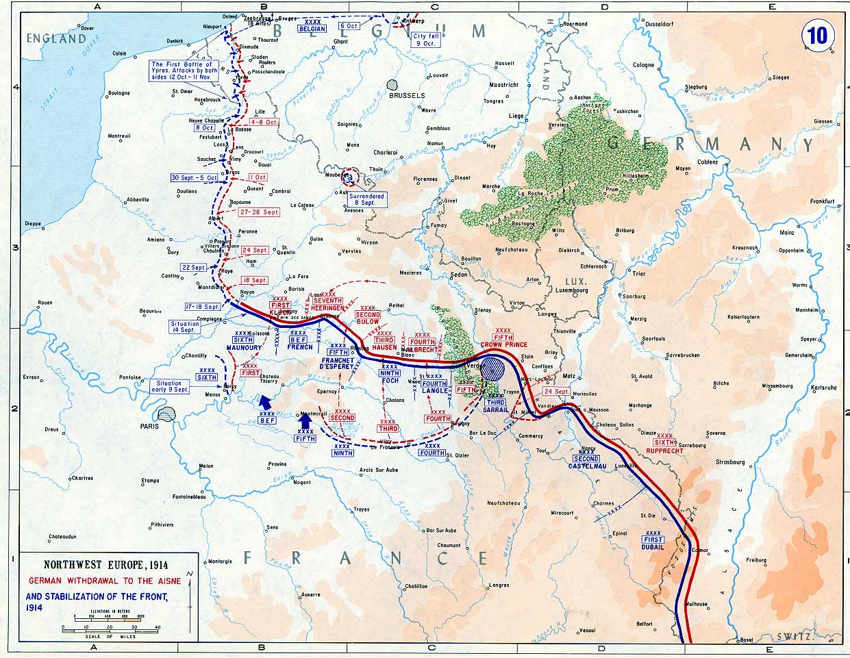 Soldados franceses Batalla del Marne 1914