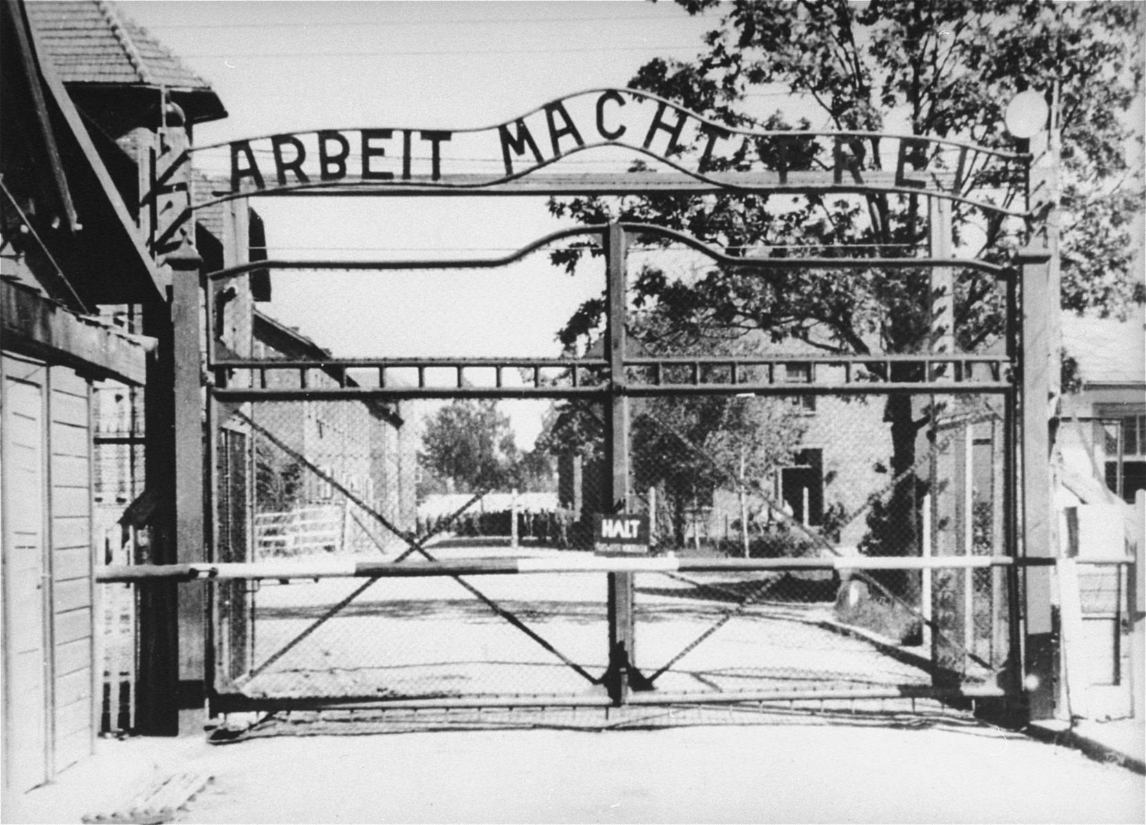 Entrada al campo principal de Auschwitz I