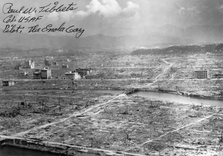 Ruinas de Hiroshima tras la explosión de la bomba atómica el 6 de agosto de 1945