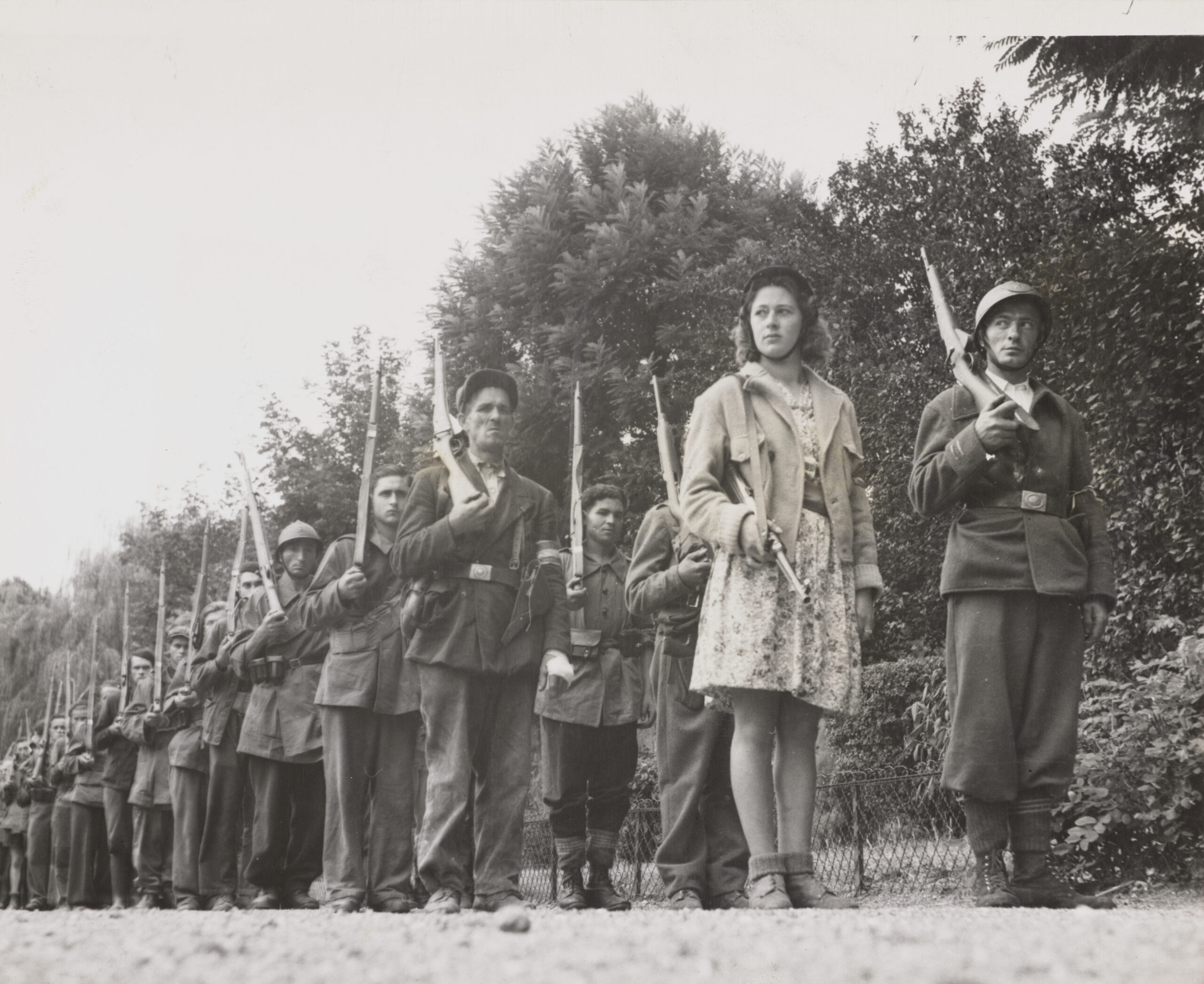 Combatientes de la Resistencia francesa en 1944
