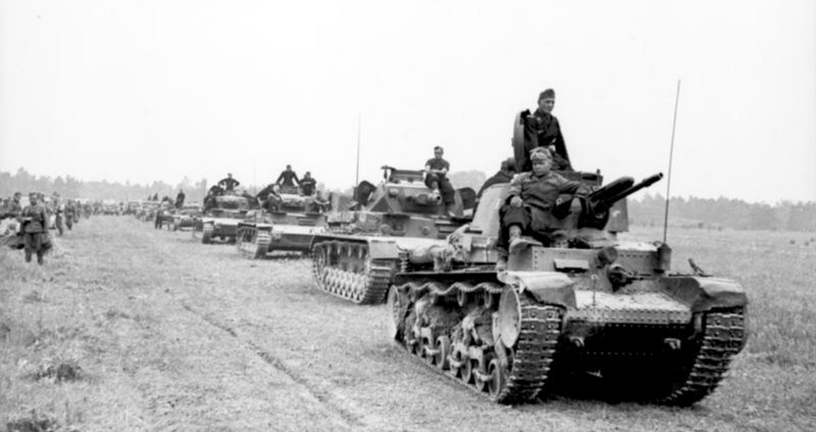 Vehículos de la 6.ª División Panzer alemana en 1940